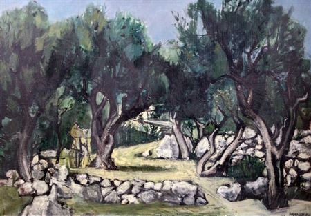 Paisaje de la Gaude 1954