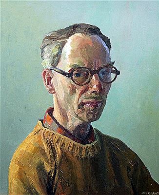 Portrait of Ian Macdonald Grant: Self portrait