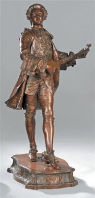 Guitariste du XVIIIe siècle.