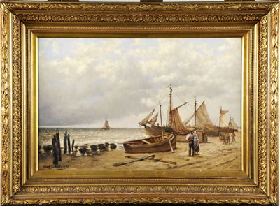 Bateaux sur la Plage