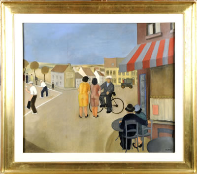 Place de Village animée