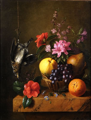Nature morte au Panier de Fruits