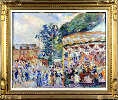 Fête foraine by Julien-Hippolyte Féron - Auction record, sale price, and art valuation. Compare with similar artists and explore comparable artworks.