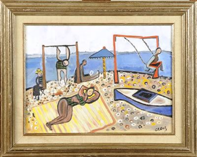 [Jeu de Plage.]