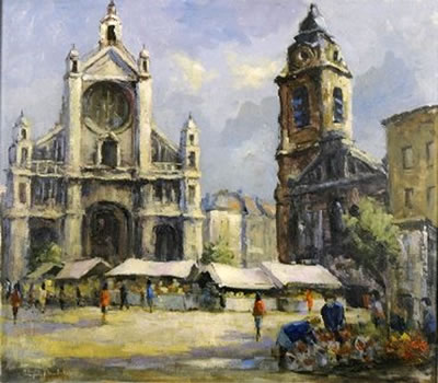 La Place Sainte-Catherine.