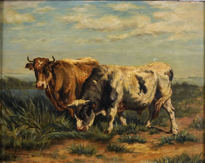 Les vaches.