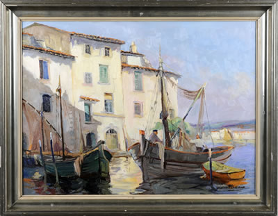 Le Port de Martigue by Victor Fermeuse - Auction record, sale price, and art valuation. Compare with similar artists and explore comparable artworks.