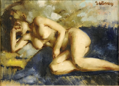 Sample artwork by Victor Quienen (1918 - 1983), known for painting - View similar artists and auction records