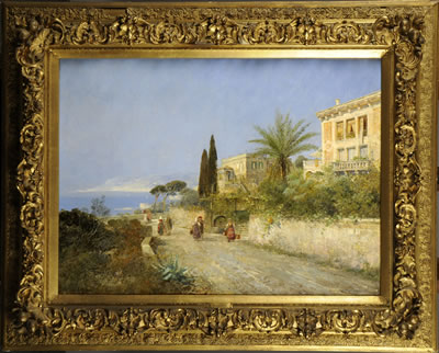 Sample artwork by Karl Ludwig Friedrich Wagner (1839 - 1923), known for portraits, marine dockside sailboats and seascape painting - View similar artists and auction records