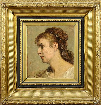 Portrait de jeune Femme de Profil
