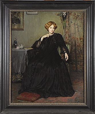 Portrait de Femme dans un Intérieur.