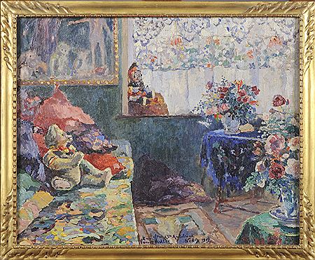 Sample artwork by Yvonne Vonnot Viollet (1883 - 1936), known for painting - View similar artists and auction records