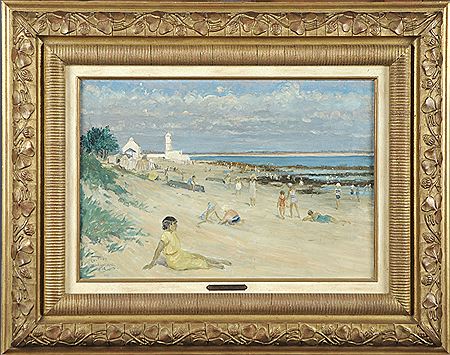 Loctudy - Scène de plage (daté 1932)