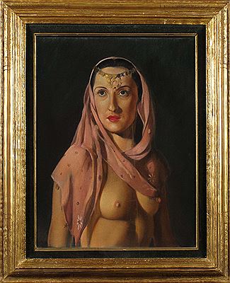 Femme orientaliste by Raymond Van Doren - Auction record, sale price, and art valuation. Compare with similar artists and explore comparable artworks.