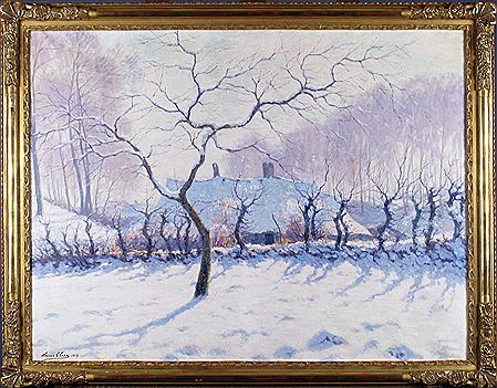 Matin ensoleillé en Hiver