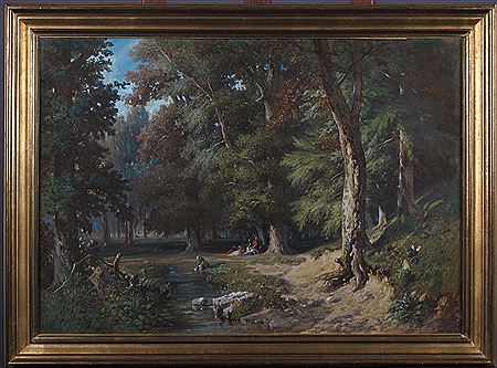 Sous bois animé by Paul Lauters - Auction record, sale price, and art valuation. Compare with similar artists and explore comparable artworks.