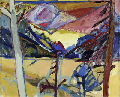 Landschaft mit Bergen by Hannes Gruber - Auction record, sale price, and art valuation. Compare with similar artists and explore comparable artworks.