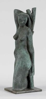 Posierende Frau, an Baumstamm lehnend by Hans Von Matt - Auction record, sale price, and art valuation. Compare with similar artists and explore comparable artworks.