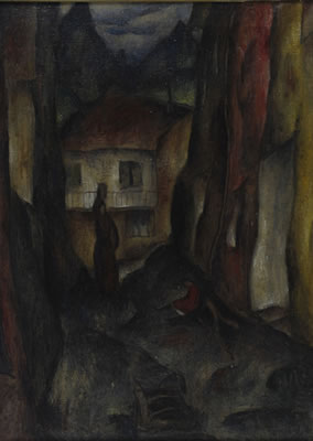 Häuser im Wald by Gordon McCouch - Auction record, sale price, and art valuation. Compare with similar artists and explore comparable artworks.