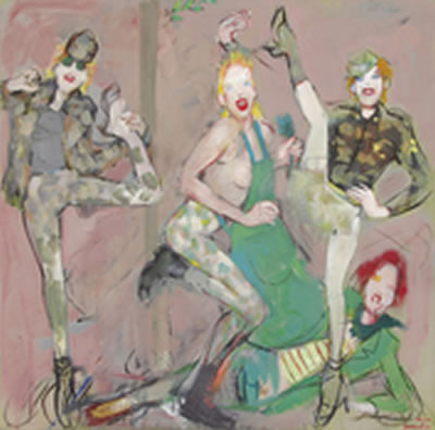 Tanzendes Grün by Mario Comensoli - Auction record, sale price, and art valuation. Compare with similar artists and explore comparable artworks.