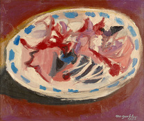 Teller mit Fischresten, Unterengstringen, 1957