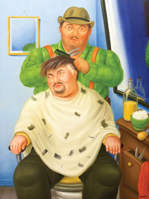 Portrait of Fernando Botero: Self-portrait
