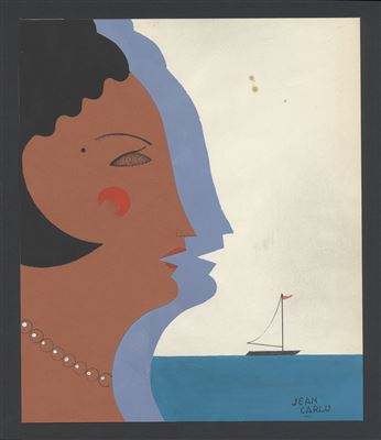 Sample artwork by Jean George Carlu (1900 - 1997), known for illustration, graphic design - View similar artists and auction records