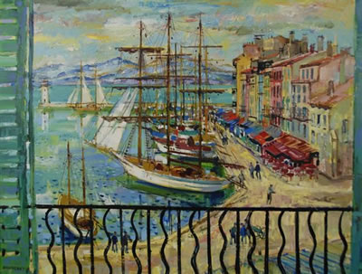 LE PORT DE SAINT TROPEZ by Jean Monneret - Auction record, sale price, and art valuation. Compare with similar artists and explore comparable artworks.