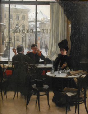 AT THE CAFE