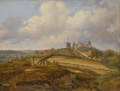 VIEW OF A FRENCH VILLAGE