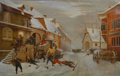 SURPRISE AT DAYBREAK, AFTER DE NEUVINE