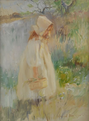 YOUNG GIRL WITH BASKET