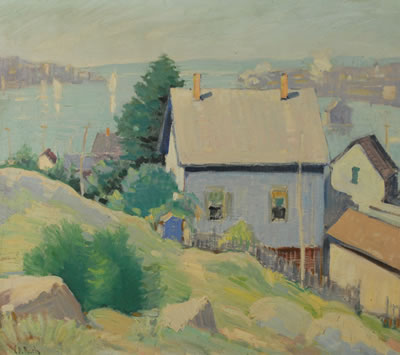 HOMESTEAD OVERLOOKING HARBOR, CAPE ANN