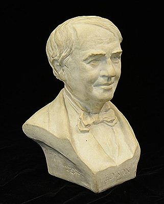 Bust of Thomas Edison