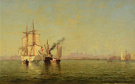 MORNING, BOSTON HARBOR
