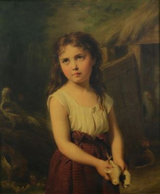 GIRL WITH CHICKS
