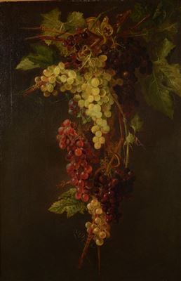 STILL LIFE WITH GRAPES