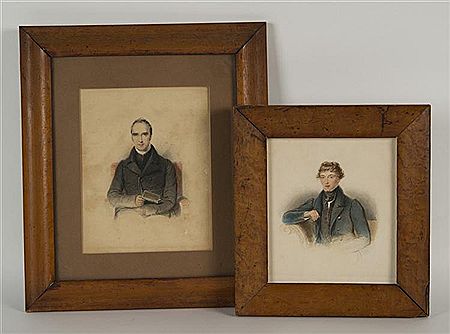 PORTRAIT OF REV. WILLIAM DIGBY, VICAR OF COLESKILL and PORTRAIT OF A YOUNG GENTLEMAN