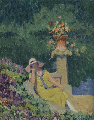 WOMAN BY THE LAKE