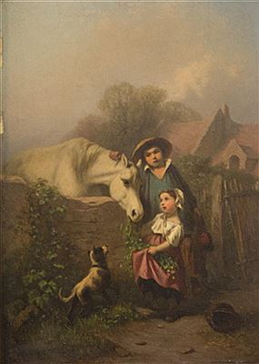 FEEDING THE PONY