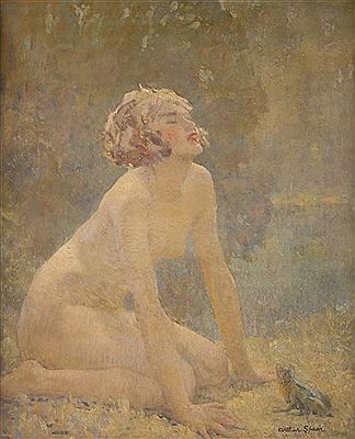THE FROG GIRL by Arthur Prince Spear - Auction record, sale price, and art valuation. Compare with similar artists and explore comparable artworks.