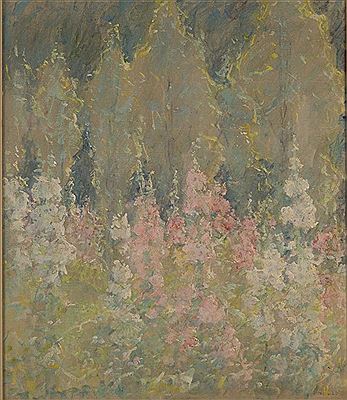 FLOWERS IN A GARDEN