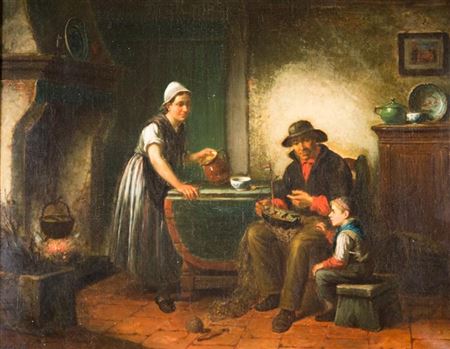 INTERIOR KITCHEN SCENE