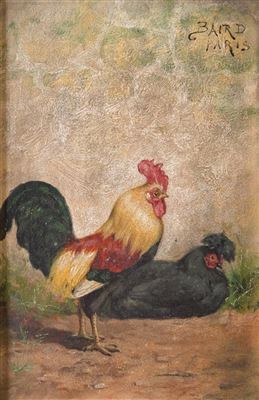 ROOSTER AND HEN