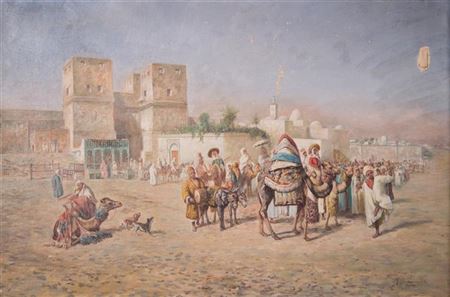 DEVANT LA PORT DE BAB AL NASR, LE CAIRE