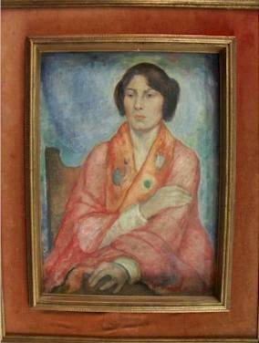 Portrait of Robed Woman