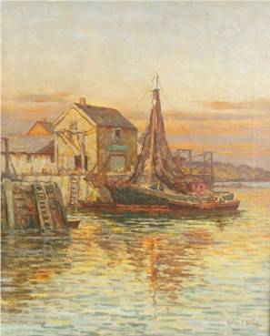 Evening Rockport Harbor