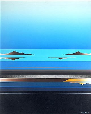 Blue Skyscrape by Tetsuro Sawada - Auction record, sale price, and art valuation. Compare with similar artists and explore comparable artworks.
