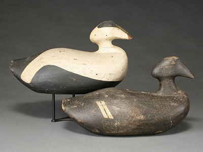Sample artwork by Amos G Wallace (1882 - 1968), known for decoy carving - View similar artists and auction records