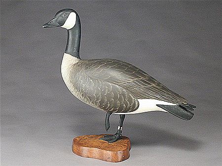 Rare life size standing Canada goose